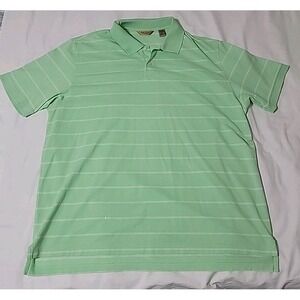 Mens Gold Label Roundtree And Yorke, XXL, Mint Green, Short Sleeve, Small Stain
